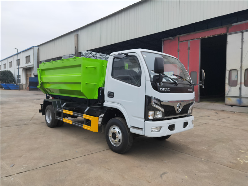 東風多利卡5方6方勾臂垃圾車